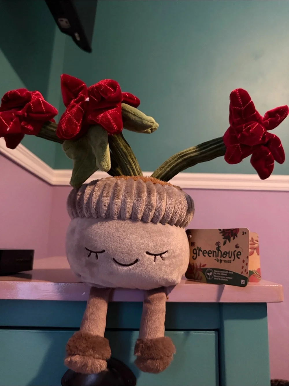 Greenhouse by Russ plant plush of 4